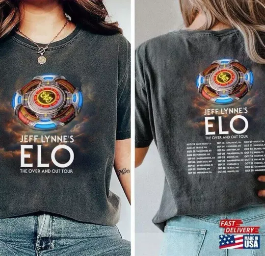 Discover Jeff Lynne s ELO The Over and Out Tour Shirt
