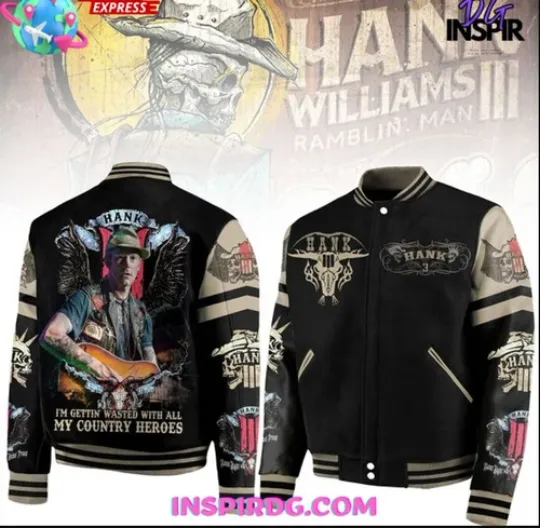 Discover Hank Williams III Limited Edition Baseball Jacket