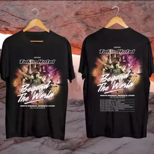 Discover Tokio Hotel Tour 2025 Shirt, Band Fan Concert T-Shirt