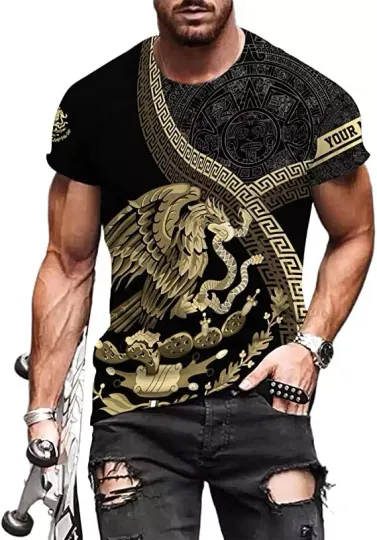 Discover Personalized Name Mexican Shirts for Men, Customized Mexico Shirts for Men