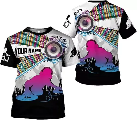 Discover Custom DJ Shirts Tshirts Gifts for Women Best Gifts for DJs Men Funny DJ T Shirt