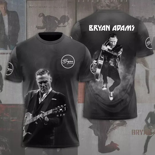 Discover Bryan Adams Rock Guitar 2025 Shirt