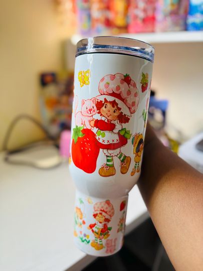 Discover strawberry sc , orange blossom, angel cake & friends, retro 40oz tumbler