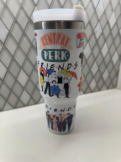 Discover Friends Tumbler, 40oz, retro 90's lover, Cup, Customized, Dupe, Tumbler, TV