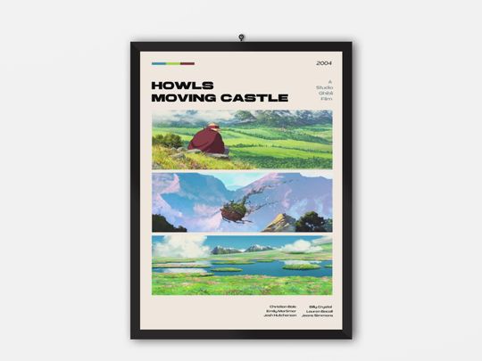 Discover Howls Moving Castle Poster, Howls Moving Castle Wall Art
