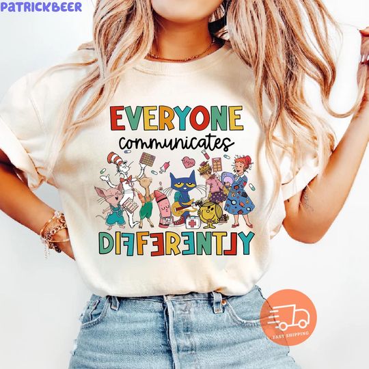 Discover Everyone Communicates Differently Shirt, Autism Teacher Shirt, Autism Shirt