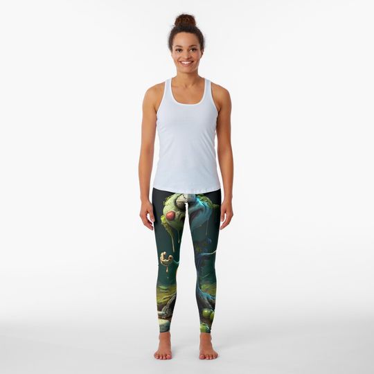 Discover Funny Cartoon Character Leggings