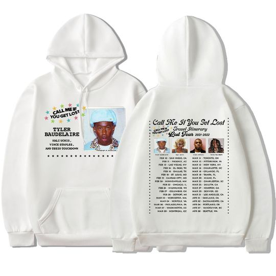 Discover Men And Women Tyler The Creator Hoodies Call Me If You Get Lost Tour Print