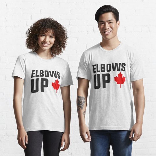 Discover Elbows Up Shirt T-Shirt, Canadian Hockey T-Shirt