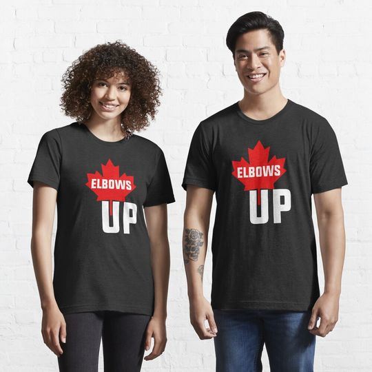 Discover Elbows Up Shirt T-Shirt, Canadian Hockey T-Shirt