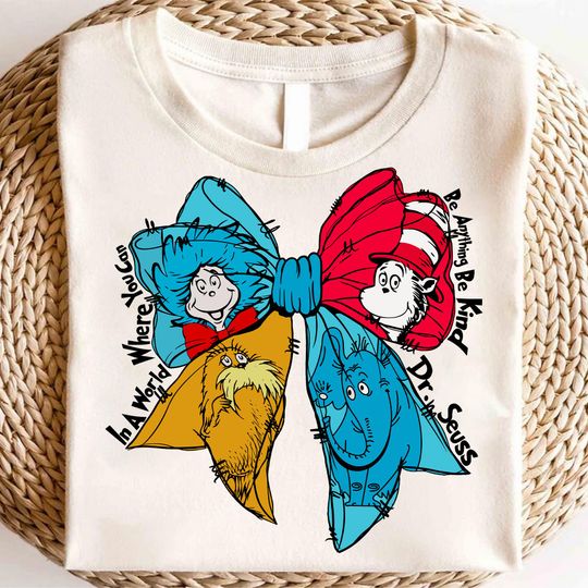 Discover Seuss Geisel Shirt, Dr Seuss Shirt, Coquette Bow Dr Seuss Day Shirt