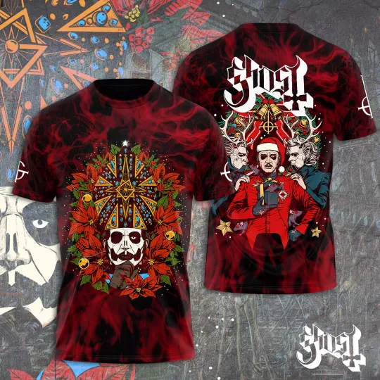 Discover Ghost Rock Band World Tour T-Shirt - AOP 3D shirt Gift for Fan