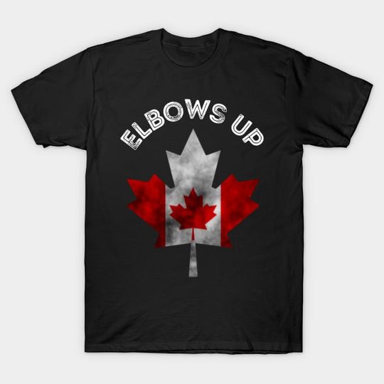 Discover Elbows Up - Protest Support - True North Strong and Free - T-Shirt