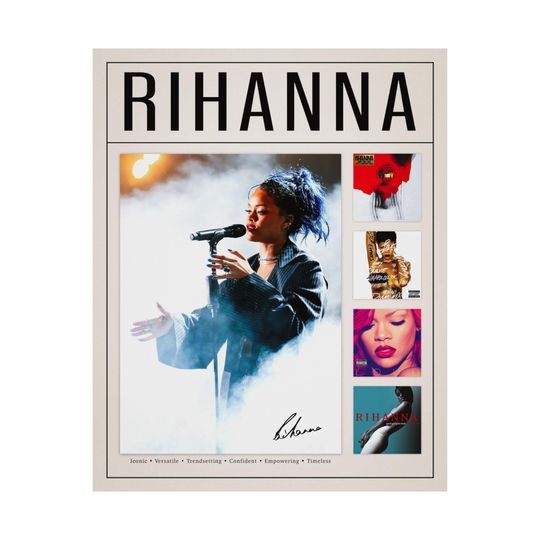 Discover Rihanna Matte Vertical Poster