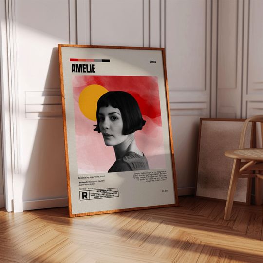 Discover Amelie Poster, Amlie Movie Poster, Film Poster, Vintage Poster