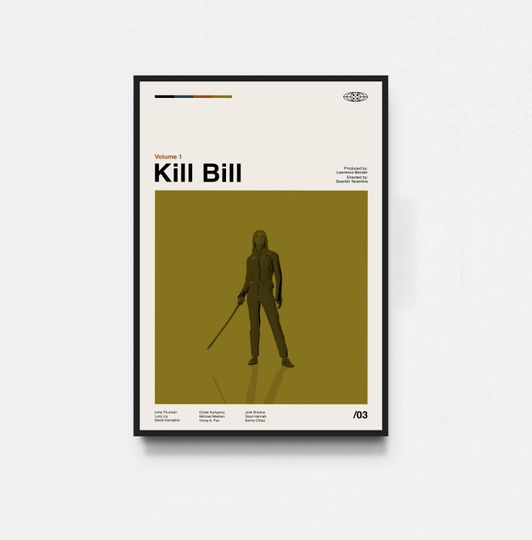 Discover Kill Bill Poster, Kill Bill Print, Movie Poster