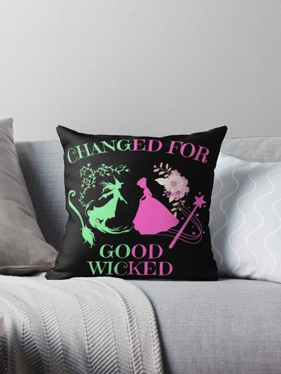 Discover Changed For Good - Aesthetic Wicked Fantasy Movie Graphic Pillow