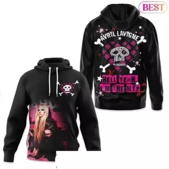 Discover 3d hoodie  Avril Lavigne Hell Yeah Im The Mfp Hoodie
