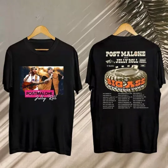 Discover Post Malone tour 2025, Music shirt , Funny shirt