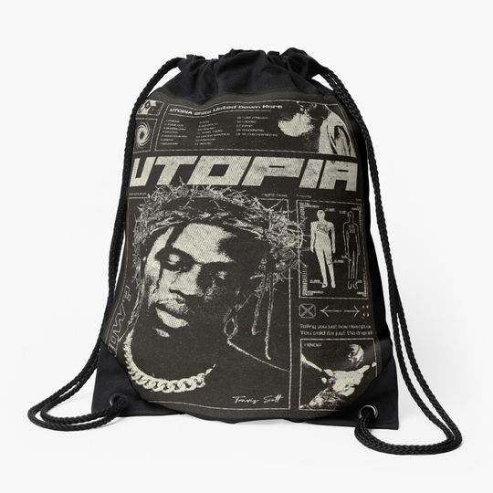 Discover Travis Drawstring Bag, Gifts for Fan