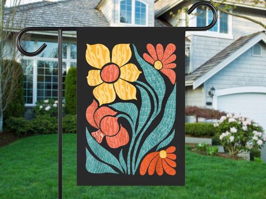 Discover Retro 8647 Subtle House Garden Flag, Anti MAGA Fascism