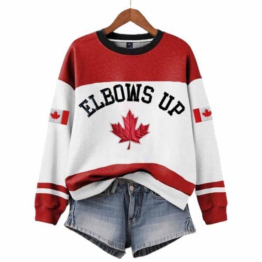 Discover Elbows Up Canada Est 1867 Proud Canadian Strong 3D Sweater