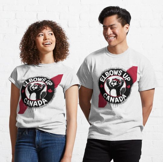 Discover Elbows Up Canada Classic T-Shirt