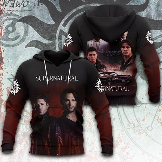 Discover Supernatural Hoodie, Winchester Brothers