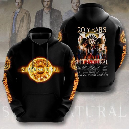 Discover Supernatural Hoodie, Winchester Brothers