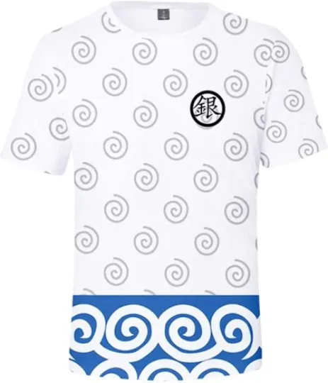 Discover Anime Gintama 3D Printed T-Shirt