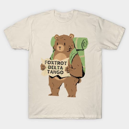 Discover Foxtrot Delta Tango FDT bear funny vintage - Foxtrot Delta Tango - T-Shirt