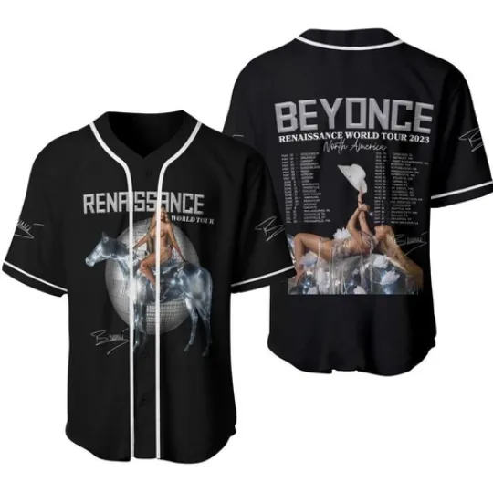 Discover Beyonce Baseball Jersey Shirt World Tour Jersey