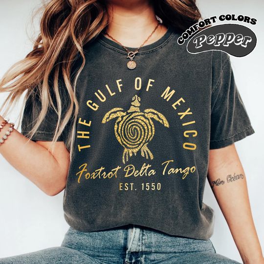 Discover Gulf Of Mexico T-Shirt, Foxtrot Delta Tango T-Shirt, Fdt Shirt