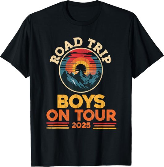 Discover BOYS ON TOUR ROAD TRIP 2025 T-Shirt