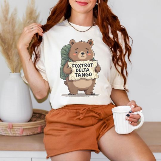 Discover FDT Resist Bear Shirt, Foxtrot Delta Tango Anti Trump T-Shirt