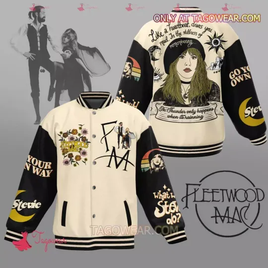 Discover Fleetwood Mac Like A Heartbeat Drives You Mad Baseball Jacket