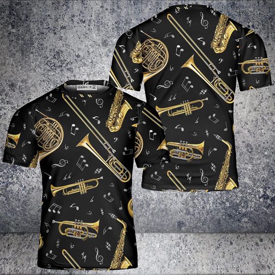 Discover Swinging With Saxophone Sound Summer Vacation 3D Shirt