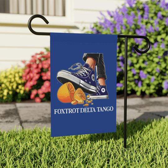 Discover Foxtrot Delta Tango Garden Flag, Anti MAGA Fascism Flag