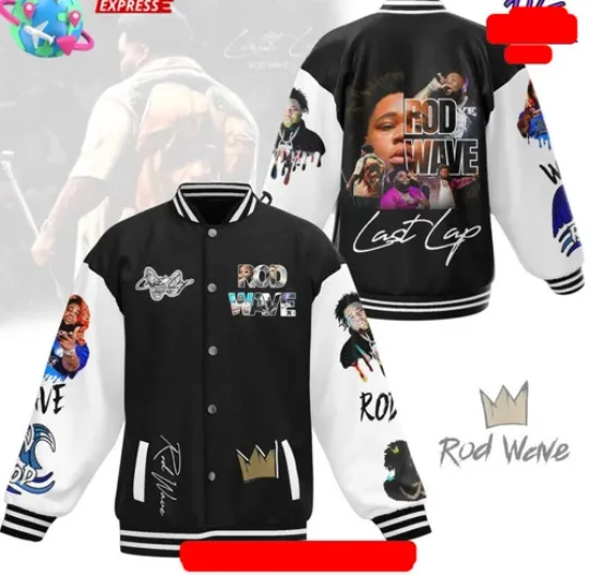 Discover Rod Wave Limited Edition Baseball Jacket