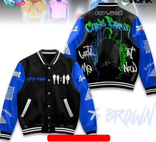 Discover Chris Brown 2025 Limited Edition Baseball Jacket hot hot new shirt