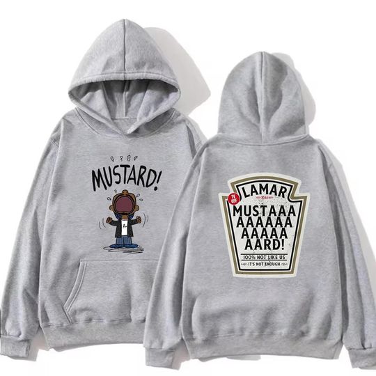 Discover Kendrick Lamar MUSTARD 2-Side Hoodie, GNX Album Fan Art