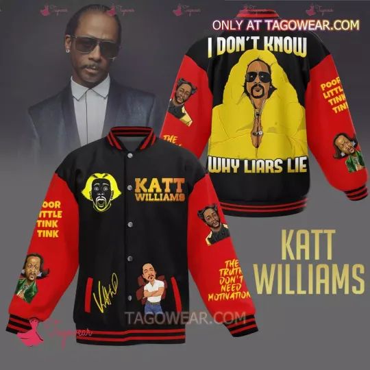 Discover Katt Williams I Don’t Know Why Liars Lie Baseball Jacket