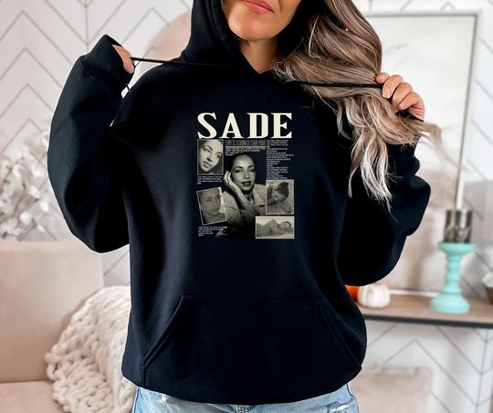 Discover Love Deluxe Sade Hoodie, Vintage Hoodie, The Best of Sade Merch Hoodie