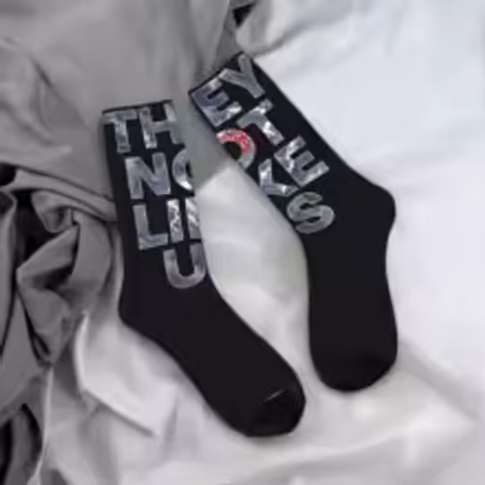 Discover Stylish Women Men Crew Socks They not like us Kendrick Lamar Socks