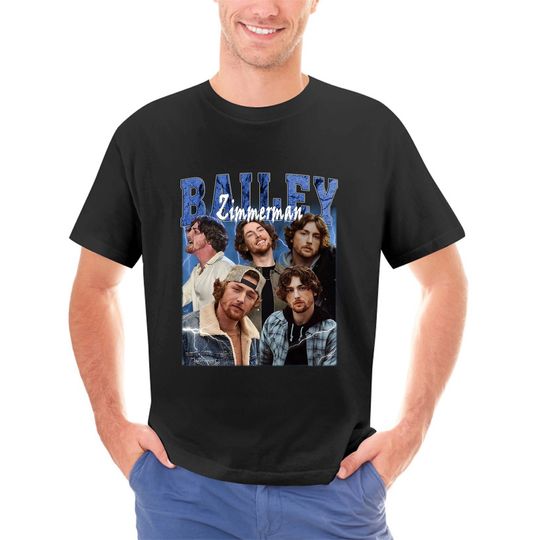 Discover Limited Bailey Zimmerman Vintage 90S Shirt  Country Song Shirts, Gifts for Fan
