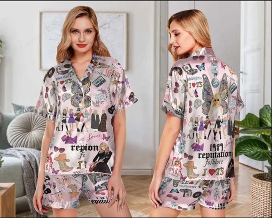 Discover Music Tour Shorts Pajama Set