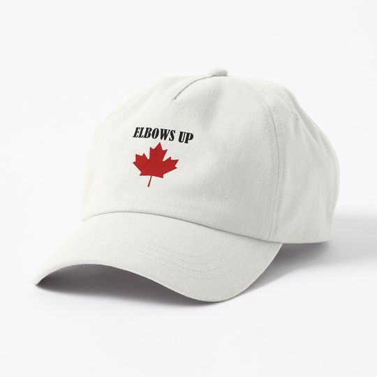 Discover Elbows Up, True North Strong and Free, Canadian Hockey Culture Cap