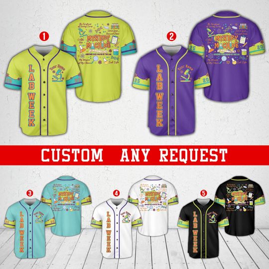 Discover Custom Lab Week 2025 Baseball Jersey, Personalized Lab Technician Baseball Jersey