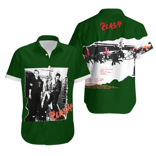 Discover The Clash Debut Album Cover Hawaiian Shirt