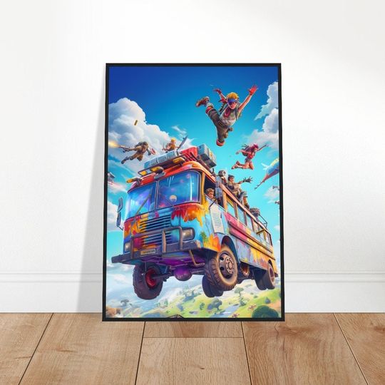 Discover Battle Royale Victory Poster, Gift For Son, Action Game Art